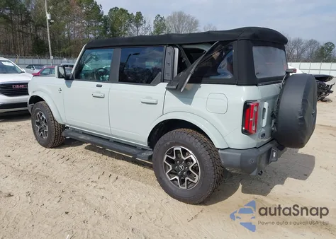 2021 Ford Bronco Outer Banks из США, поврежденный, VIN 1FMDE5DH4MLA61268